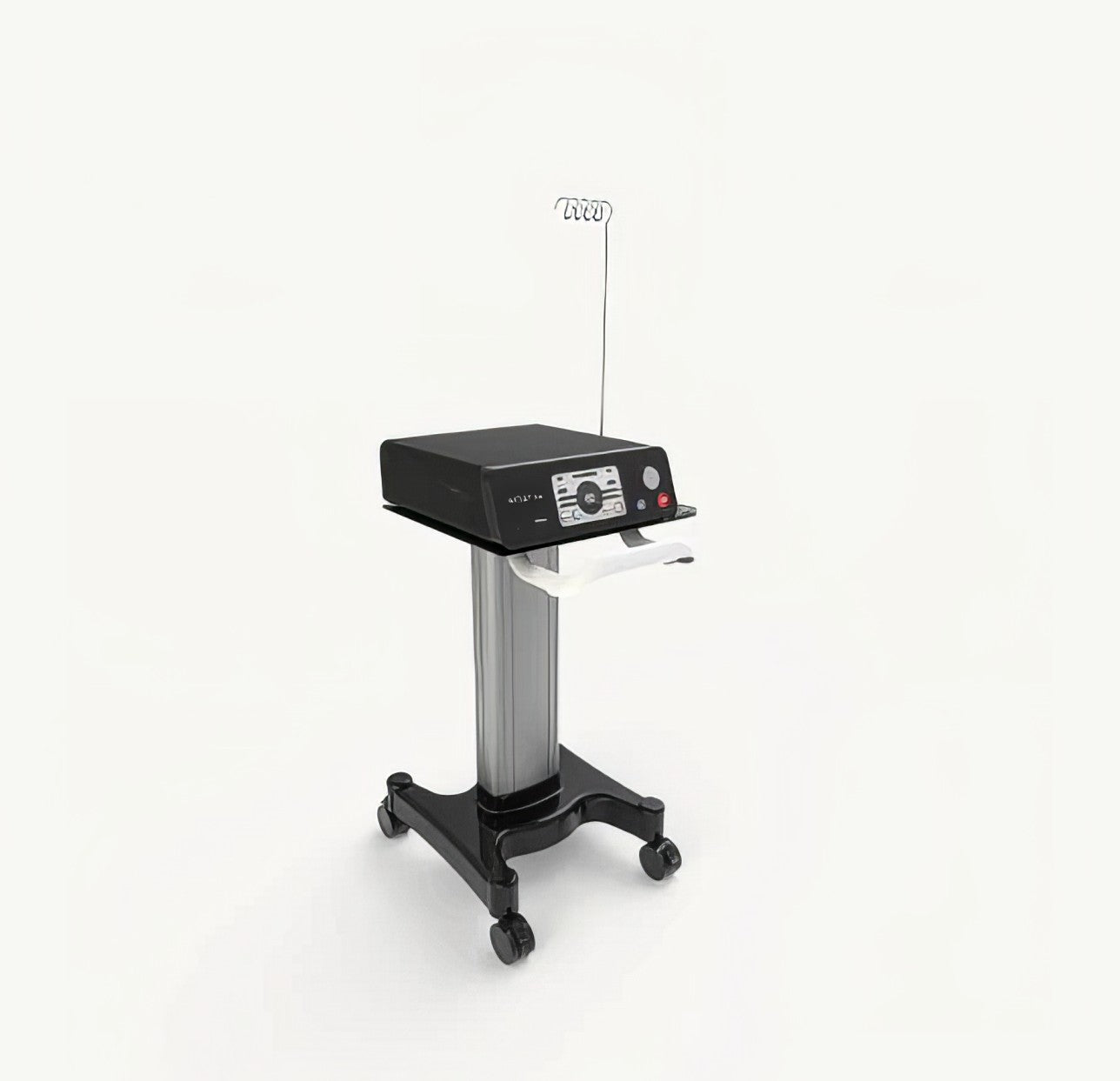 Electronic device on a wheels stand. Apolex Tite smart RF lipolysis device is a great value aesthetic laser purchase.