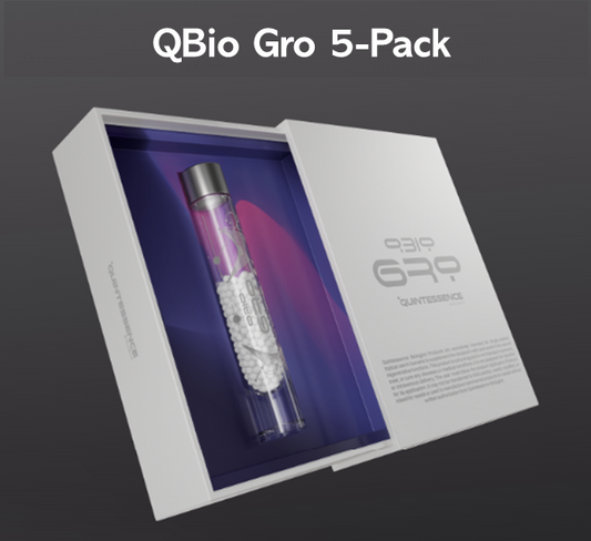 QBio Gro 5-Pack: Clinical-Grade Lyophilized Exosome Hair Treatment Kits