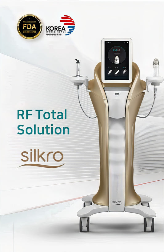 Silkro RF Total Solution device by Hironic is FDA Approved. Its is an ideal value RF device purchase.