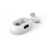 MLAY Radiofrequency Beauty Device RF02, with a white circular base and a handheld device attached via a cable. It is an ideal RF Laser device purchase.