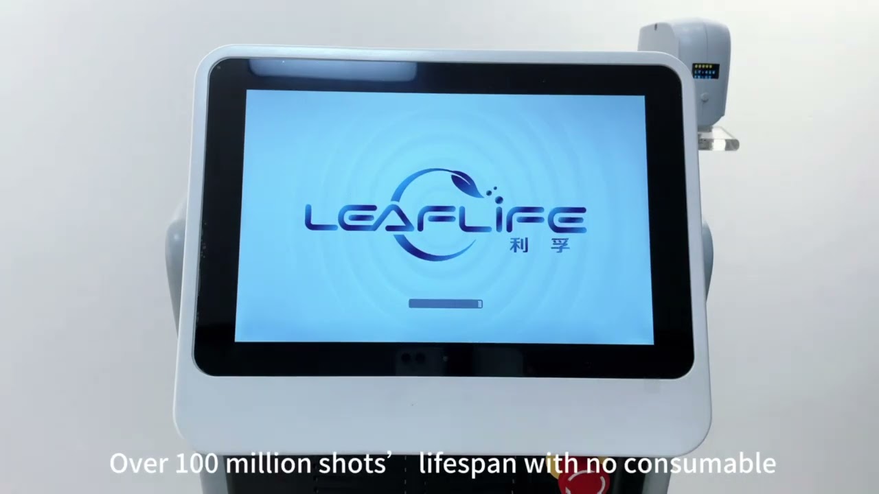 Planar LED Mini Hair Removal Medical device showing it's digital display. It is a great value LED purchase.