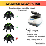 Image showing Aluminum Alloy Rotor of Centrifuge Device in detail. It is a great value purchase.