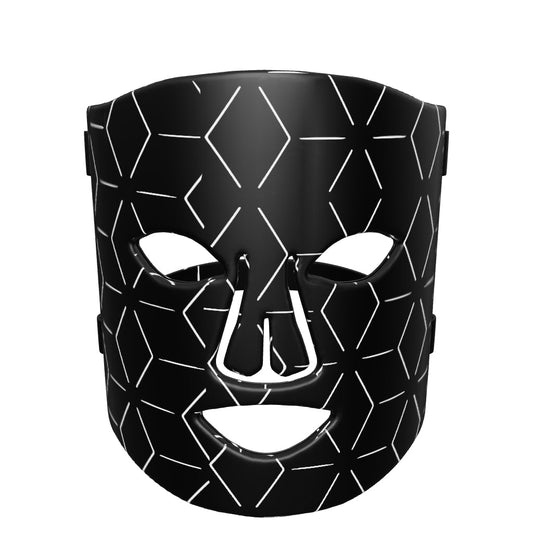 Four Color LED Therapy Silicone Mask With App (Black)