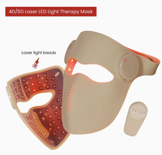 Rejuvenating 4D LED Silicone Light Therapy Facial Mask