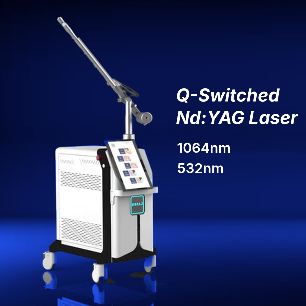 Q-Switched Nd:YAG Laser, 1064nm 532nm