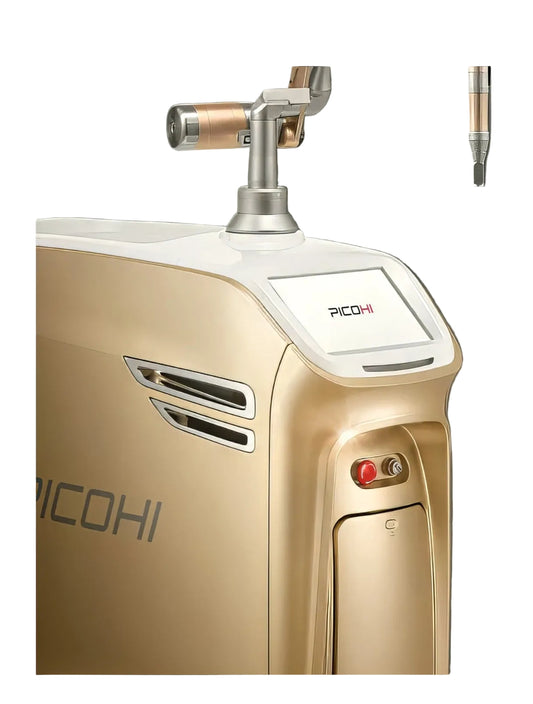 PICOHI 300 Picosecond Aesthetic Device by Hironic is a FDA Cleared device. It is a great value 300 Picosecond  Nd:YAG Laser purchase.