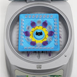 Image showing close up of several small device equipments on a rotor required for lab and medical research.