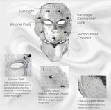 LED Skin Care Mask for Face and Neck CE-Cleared Pro 7