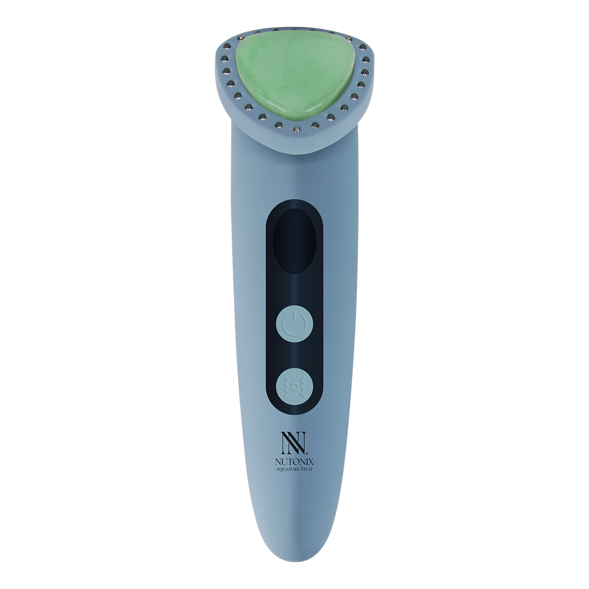 Aquazure Tech Blue LED Cooling Skincare Device with Jade Stone