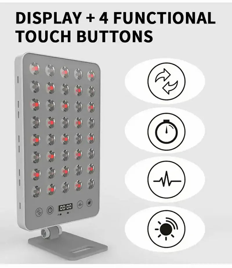 SGROW LED Infrared 660nm 850nm Red Light Therapy Panel
